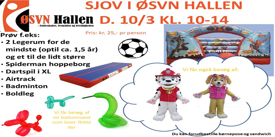 Sjov i hallen