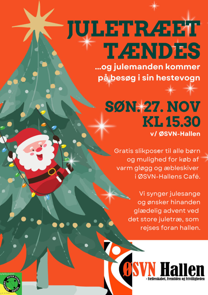 Juletræstænding ØSVN Hallen_2022(Plakat (stående)) - 1